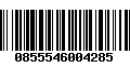 Código de Barras 0855546004285