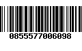 Código de Barras 0855577006098