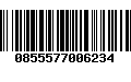 Código de Barras 0855577006234