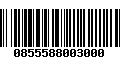 Código de Barras 0855588003000