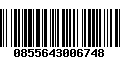 Código de Barras 0855643006748