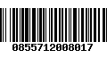 Código de Barras 0855712008017