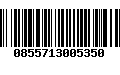 Código de Barras 0855713005350