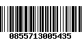 Código de Barras 0855713005435