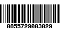 Código de Barras 0855729003029