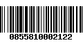 Código de Barras 0855810002122