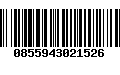 Código de Barras 0855943021526