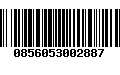 Código de Barras 0856053002887