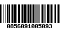 Código de Barras 0856091005093