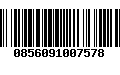 Código de Barras 0856091007578