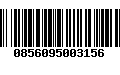 Código de Barras 0856095003156