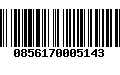 Código de Barras 0856170005143