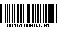 Código de Barras 0856188003391
