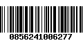 Código de Barras 0856241006277