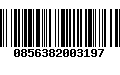 Código de Barras 0856382003197