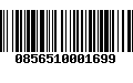 Código de Barras 0856510001699