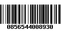 Código de Barras 0856544008930