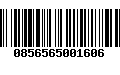 Código de Barras 0856565001606