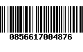 Código de Barras 0856617004876