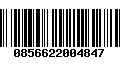 Código de Barras 0856622004847