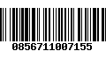 Código de Barras 0856711007155