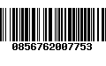 Código de Barras 0856762007753