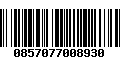 Código de Barras 0857077008930