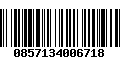 Código de Barras 0857134006718