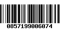 Código de Barras 0857199006074