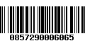 Código de Barras 0857290006065