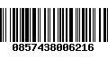 Código de Barras 0857438006216