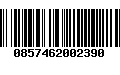 Código de Barras 0857462002390