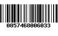 Código de Barras 0857468006033