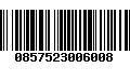 Código de Barras 0857523006008
