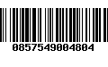 Código de Barras 0857549004804