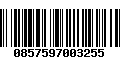 Código de Barras 0857597003255