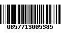 Código de Barras 0857713005385