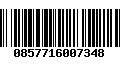 Código de Barras 0857716007348