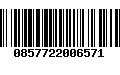Código de Barras 0857722006571