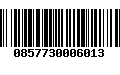 Código de Barras 0857730006013
