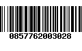 Código de Barras 0857762003028