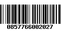 Código de Barras 0857766002027