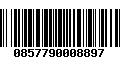 Código de Barras 0857790008897