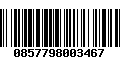 Código de Barras 0857798003467