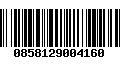 Código de Barras 0858129004160