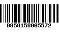 Código de Barras 0858158005572