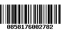 Código de Barras 0858176002782