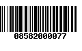 Código de Barras 08582000077