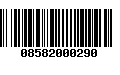 Código de Barras 08582000290