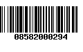 Código de Barras 08582000294